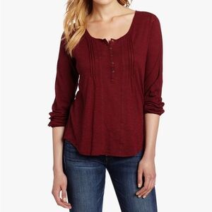 Lucky Brand Red Blouse Size Medium Women